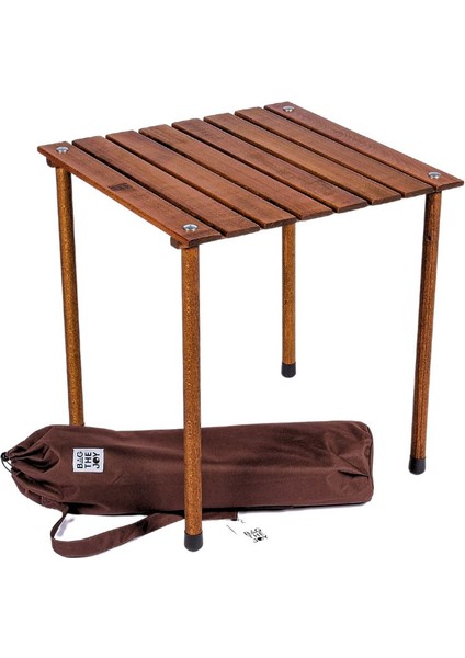 Ahşap Katlanır Masa ve Sandalye Seti, Haki Kılıf, 50X50X50 cm fiyatları