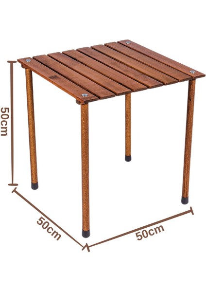 Ahşap Katlanır Masa ve Sandalye Seti, Haki Kılıf, 50X50X50 cm modelleri
