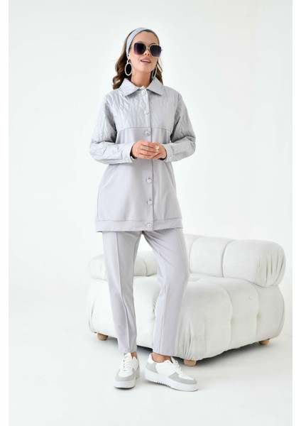 Kadın Capitone Takım Gri fiyatları