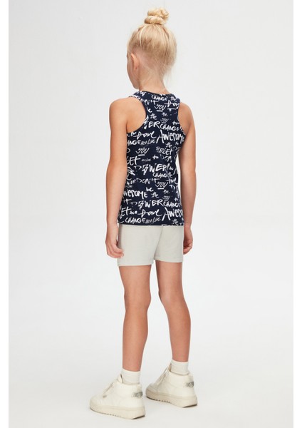 Change World Kız Çocuk Desenli Kolsuz Tişört fırsatları