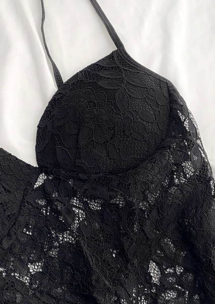 Siyah Göğüs Pedli Yumuşak Dantelli Gecelik modelleri