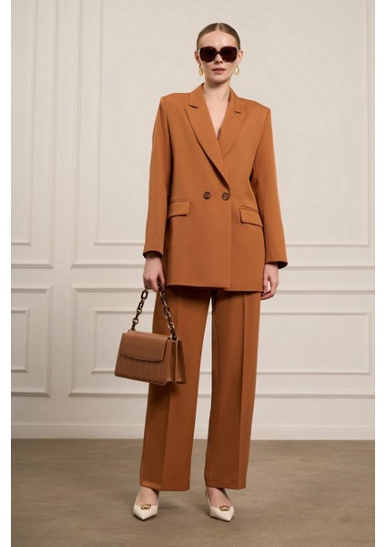 Kadın Blazer Takım Tarçın