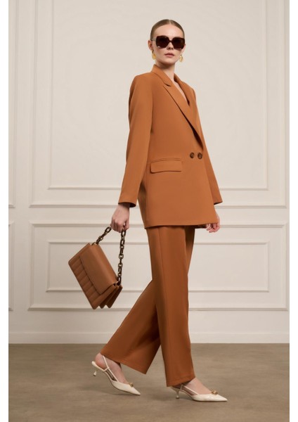 Kadın Blazer Takım Tarçın modelleri