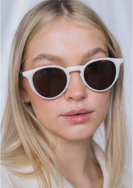 Amora White Brown Güneş Gözlüğü