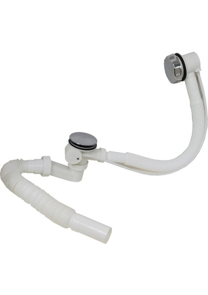 Beyaz Kumandalı Küvet Tromplemi, Şık ve Kullanışlı Tasarım