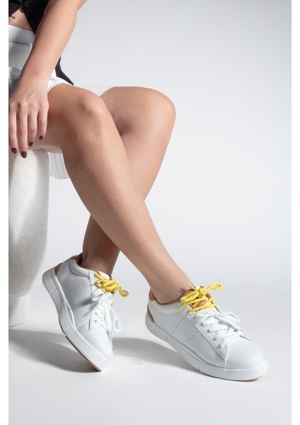 Kadın Sneaker Çift Bağcıklı Spor Ayakkabı Zemila