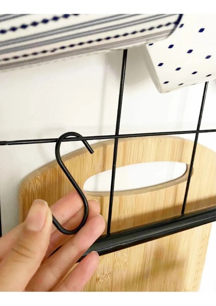 50 Adet Siyah 7,5 cm Metal S Es Banyo Kanca Set fiyatları