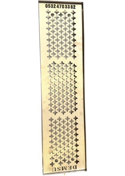 430 Krom 5 Demlikli Çay Kazanı Damlalığı 18 x 120 cm