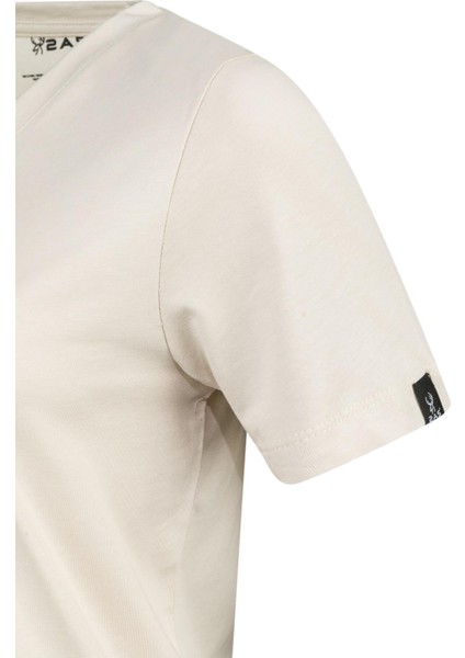 Alone Baskılı V Yaka Kadın T-Shirt 404 modelleri