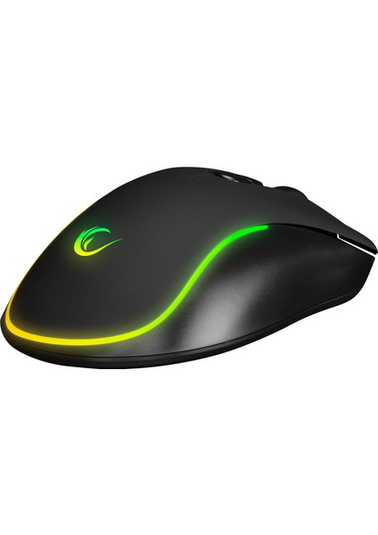SMX-R47 X-Jammer V2 USB Rgb 12800 Dpi 1000 Hz Oyuncu Mouse-Siyah