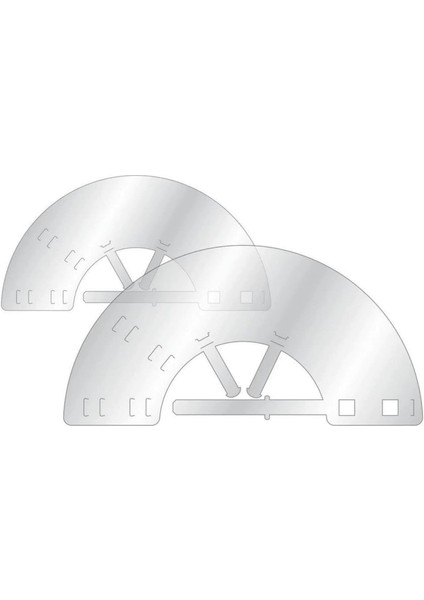 - Yakalık Şeffaf - 15 cm - 10 Adet