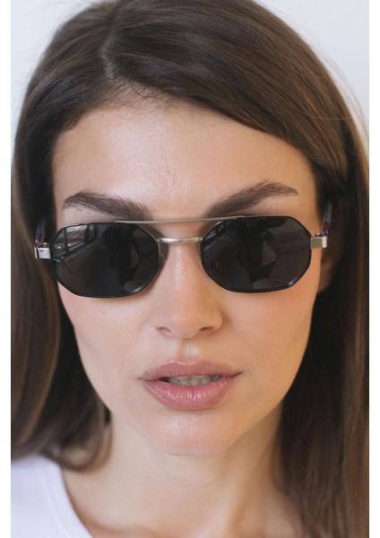 Marny Silver Black Güneş Gözlüğü