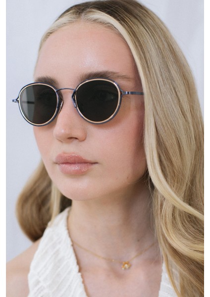 Saul Navy Gold Black Güneş Gözlüğü fırsatları