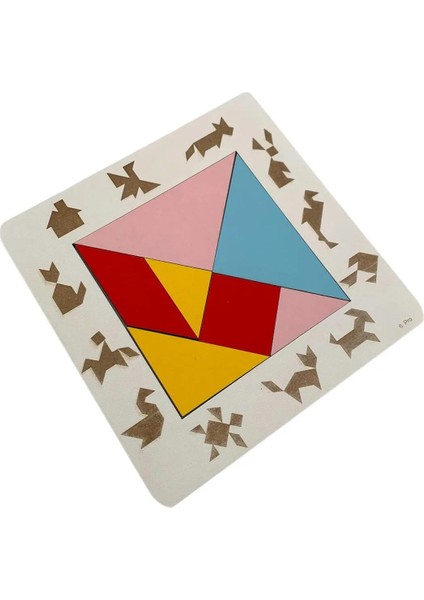 Tangram (7 Parça Ahşap) modelleri