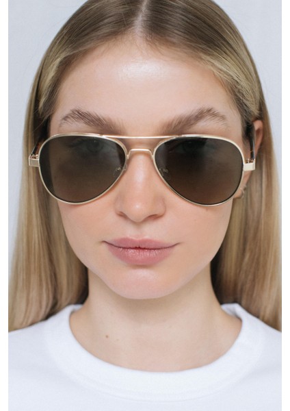 Ethan Bright Gold Green Degrade Güneş Gözlüğü fiyatları