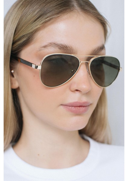 Ethan Bright Gold Green Degrade Güneş Gözlüğü modelleri