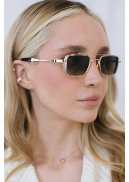 Sion Gold Green Degrade Güneş Gözlüğü fırsatları