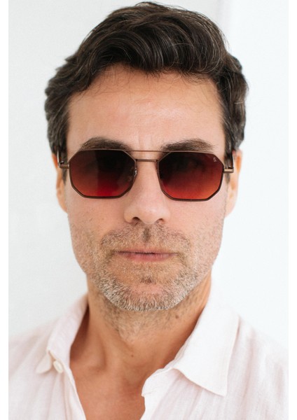 Viva Bronze Brown Degrade Erkek Güneş Gözlüğü