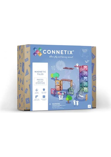 Pastel Ball Run Expansion Set - 80 Parça CON-EU-P80BR