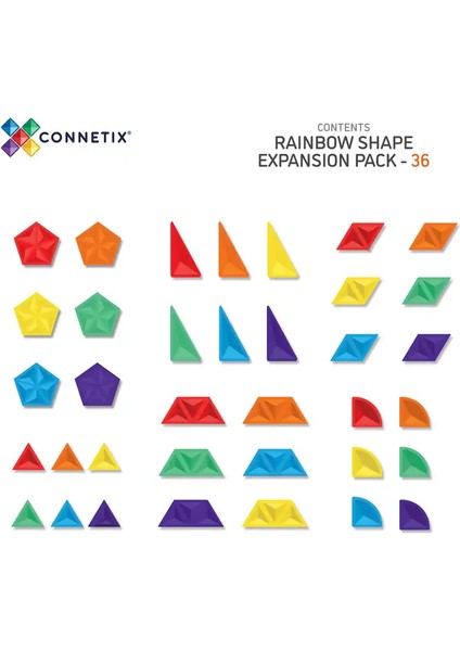 Rainbow Shape Expansion Set - 36 Parça CON-EU-36SE