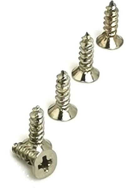 Klips, Menteşe, Ayak, Ağaç, Sunta Vidası 2,2x6,5mm - Nikel 100 Adet