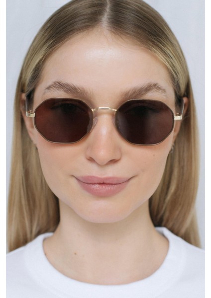 Marten Gold Brown Güneş Gözlüğü