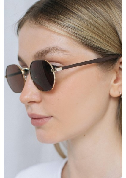 Marten Gold Brown Güneş Gözlüğü fırsatları