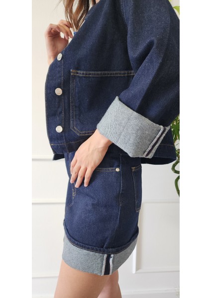 Katlama Detaylı Ceket