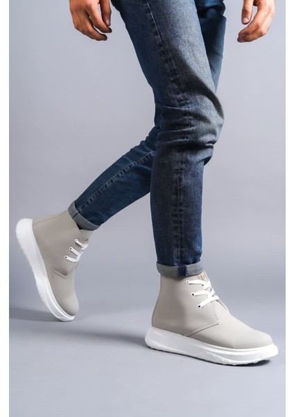 ET204 Franca Bağcıklı Süet Erkek Spor Bot Bt - Gri fırsatları