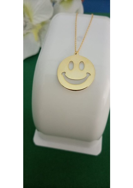 Gümüş Emoji Kolye Istediğiniz Emoji