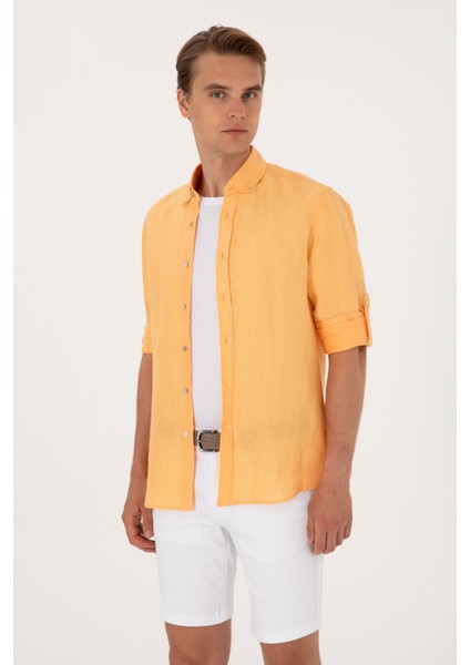 Erkek Kavun Gömlek Desenli 50299597-VR202 modelleri