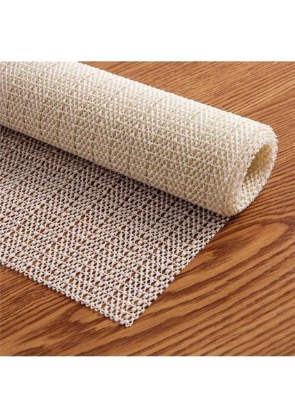 Kaydırmaz Halı, 60X400 Cm, Krem Renk, Şık ve Güvenli Kullanım Sağlar.
