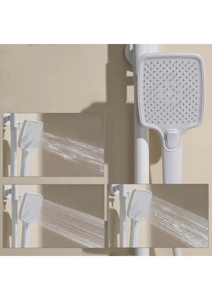 Neptün White Termostatik Dijital Duş Seti modelleri