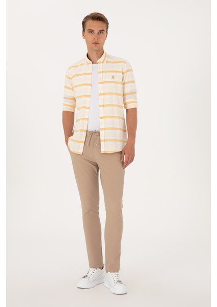 Erkek Bej Pantolon (Kanvas-Chino) 50300436-VR011