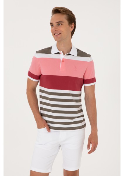 Erkek Pembe Tişört 50300046-VR041