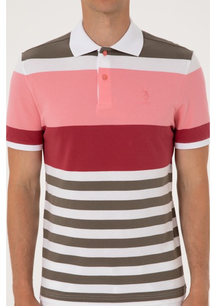 Erkek Pembe Tişört 50300046-VR041