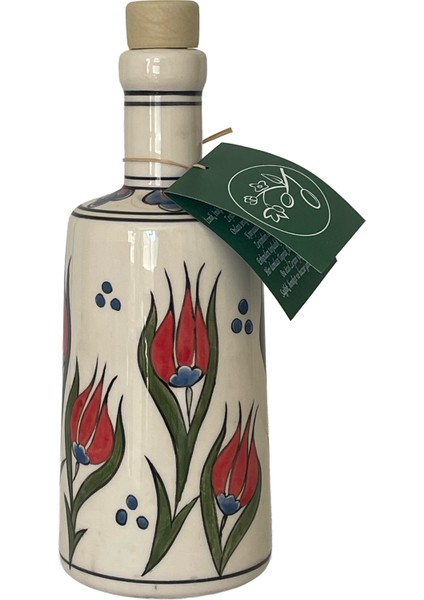 Özel Iznik Koleksiyonu Seramik Yağdanlıkta Erken Hasat Zeytinyağı