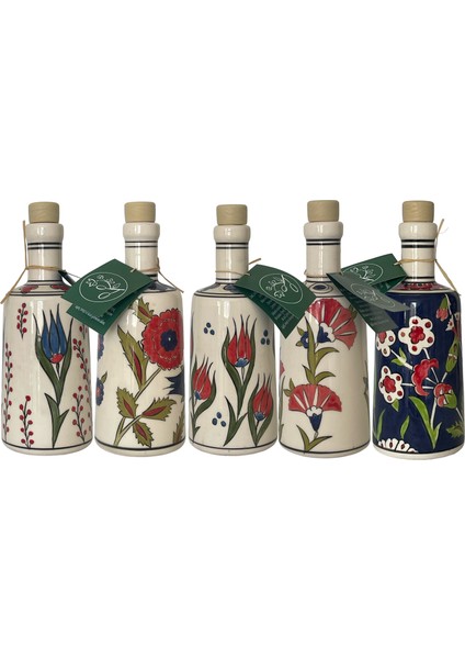 Özel Iznik Koleksiyonu Seramik Yağdanlıkta Erken Hasat Zeytinyağı