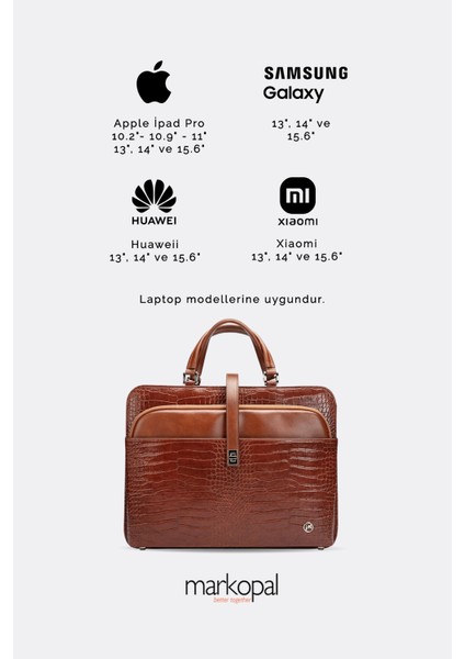 - Kadın Evrak Laptop Çantası - 14" ve 15.6" Laptop Bölmesi modelleri