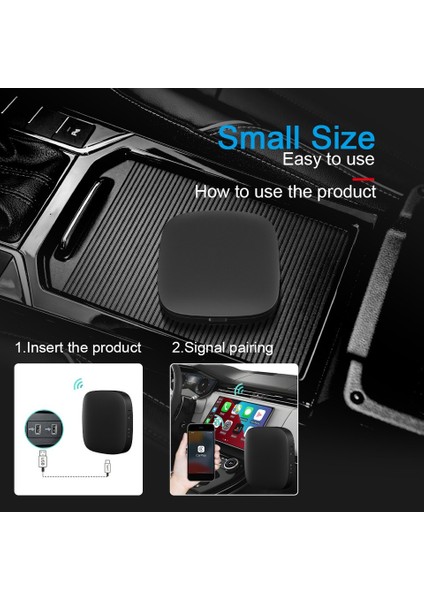 Akıllı Multimedya Kutusu 32GB Android 10 Kablosuz Carplay Ai Box Youtube Netflix Google Playstore