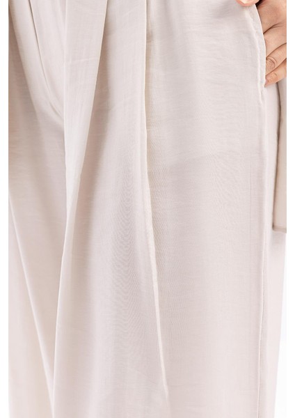 Taş-Beli Lastikli Palazzo Modal Pantolon fırsatları