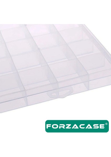 21 Bölmeli Şeffaf Organizer, Takı ve Malzeme Saklama Kutusu, Şeffaf Kapaklı modelleri