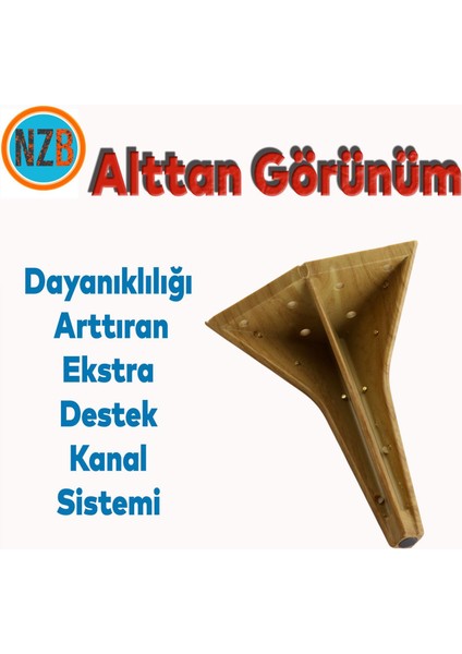 Mobilya Oturma Grubu Kanepe Sehpa Ünite Koltuk Ayağı Baza Ayakları 16 cm Açık Ceviz Gold indirimleri