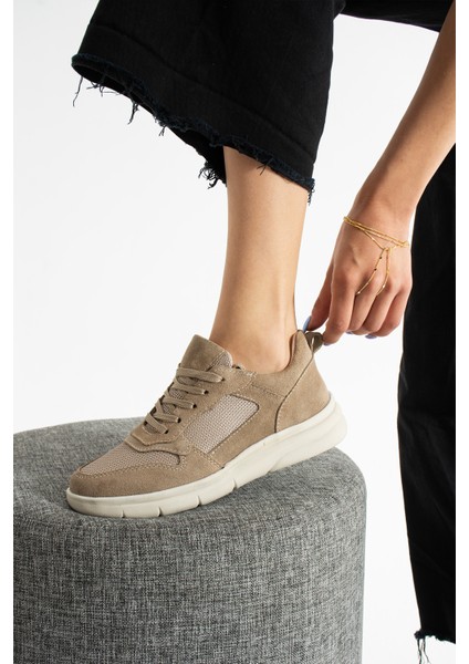 Thaes Kadın Hakiki Süet Deri Vizon Spor Ayakkabı fiyatları