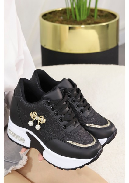 Mdl 1502 Gizli Topuklu Bağcıklı Spor Ayakkabı fırsatları