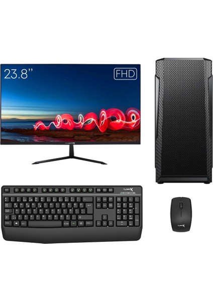 TX6315 I5 12400F 16GB Ddr4 Ram 256GB SSD 4gb GT740 23.8 Inç Fhd Masaüstü Bilgisayar Hazır Sistem