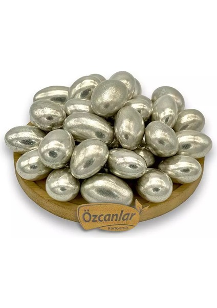 Parlak Altın ve Gümüş Badem Draje 250 G