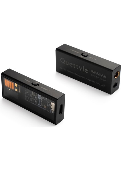 M15i Taşınabilir, Sennheiser Hd ve Ie Serisi, Focal High-End ve Diğer Tüm Hi-Fi Kulaklıklar ile Uyumlu Premium Dac Kulaklık Amplifikatörü