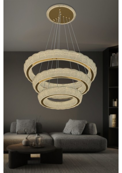 Lara 3 Katlı Modern LED Avize fiyatları