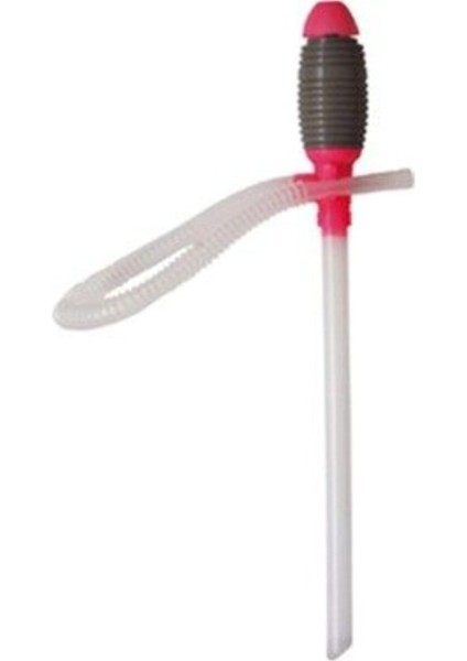Renkli Sıvı Aktarma Pompası 65 Cm, Benzin, Mazot, Yağ ve Su Için Ideal